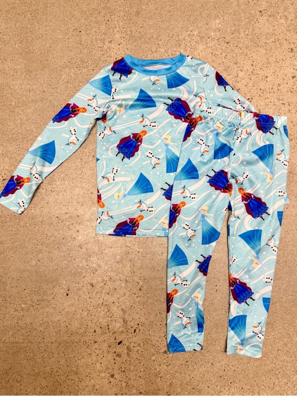 Disney’s Frozen Toddler Girl 2-Piece Base Layer Set (Work as pajamas too!)